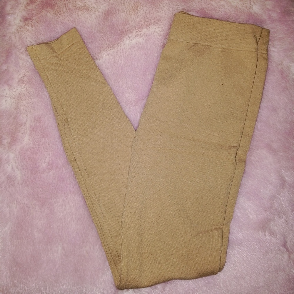 Tan leggings